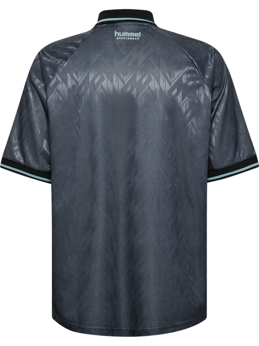 hmlLOOSE SOCCER JERSEY S/S EL PASO, BLACK, packshot