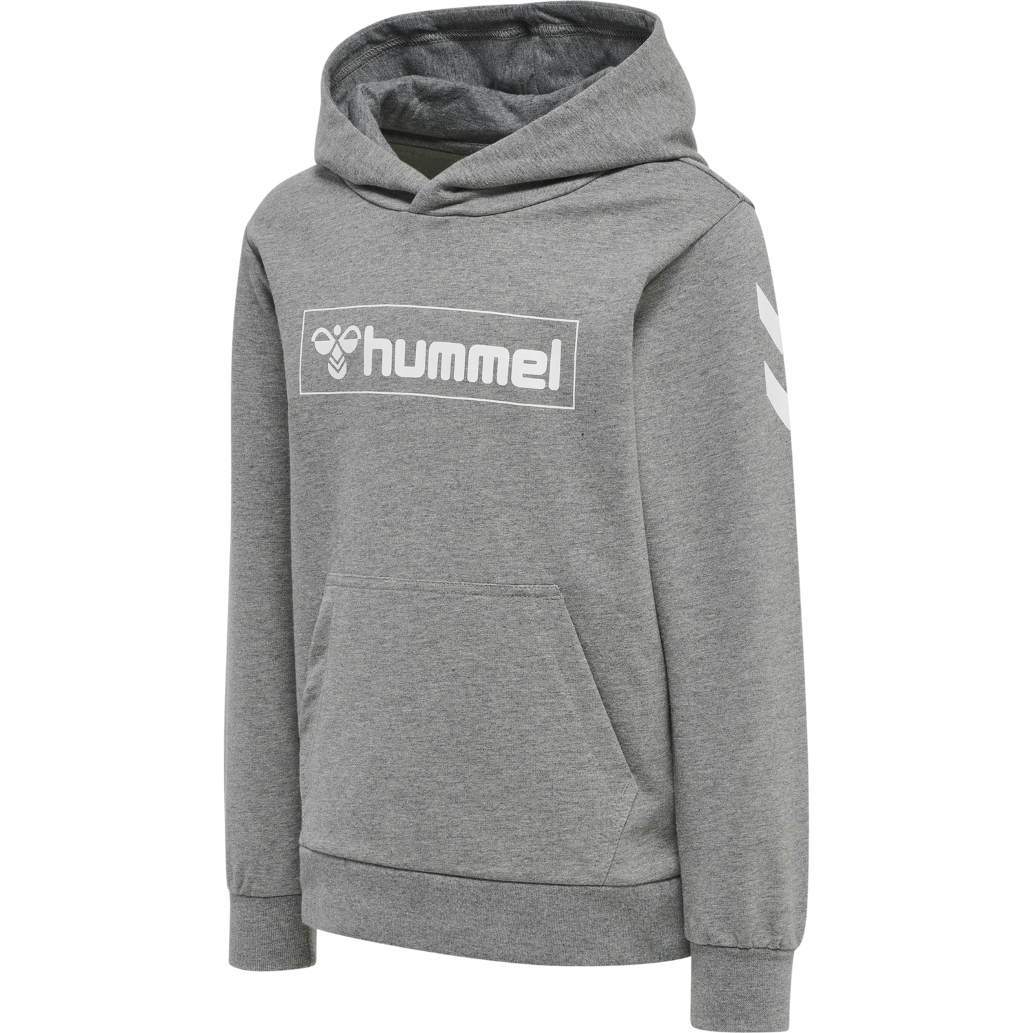 hmlBOX HOODIE, MEDIUM MELANGE, packshot