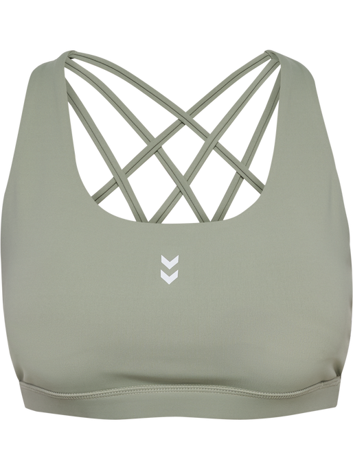 hmlHIIT IMPACT STRAP BRA, SEAGRASS, packshot