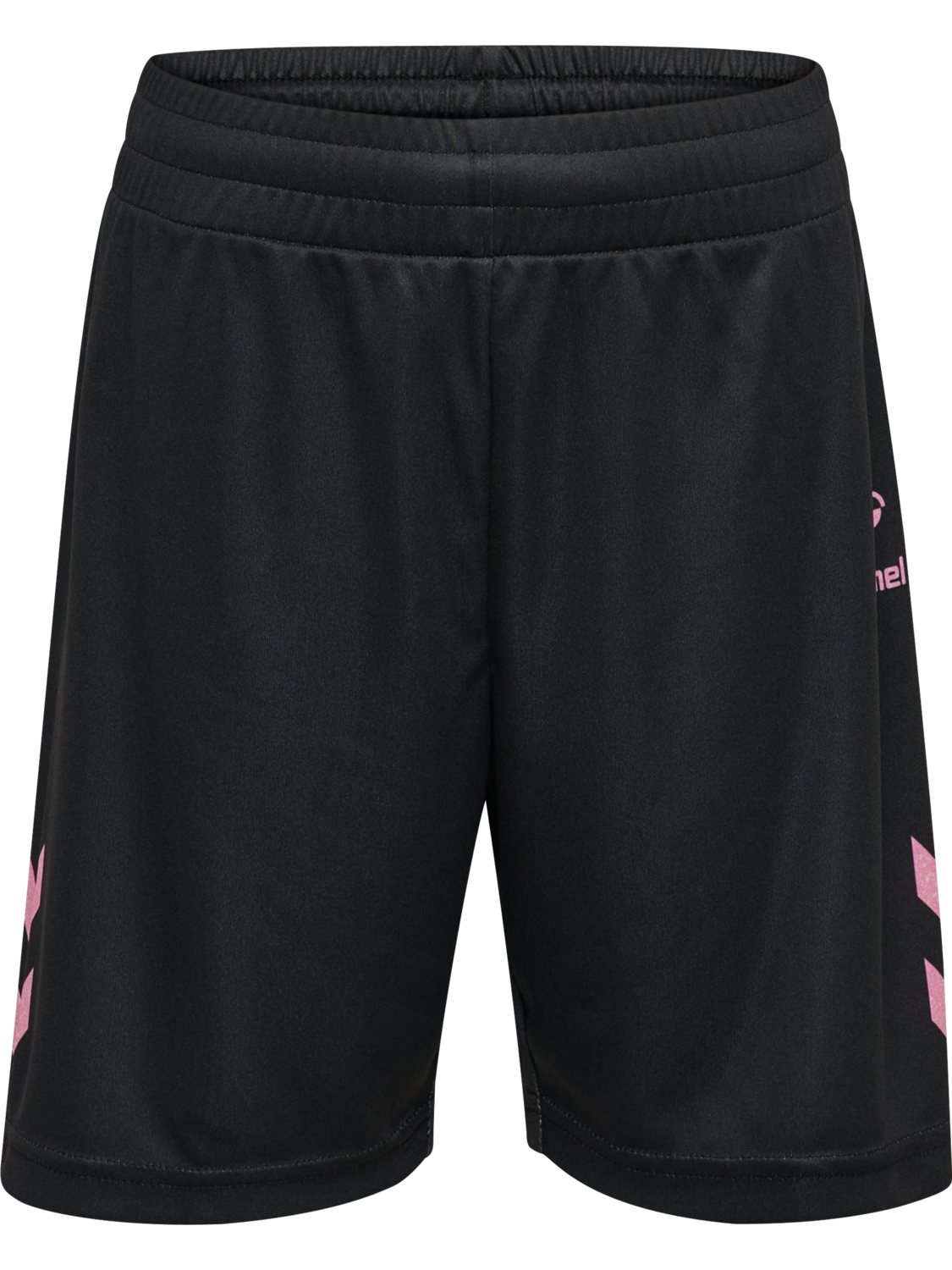 hmlSHIMMER SHORTS, BLACK/BRIDAL ROSE, packshot