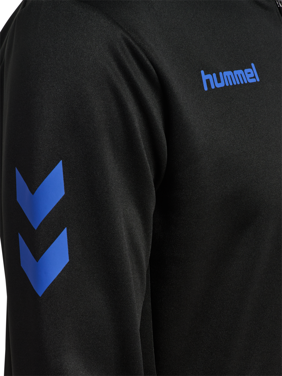 hmlBLAZE CLUB 26 TRACKSUIT, BLACK/BLUE, packshot