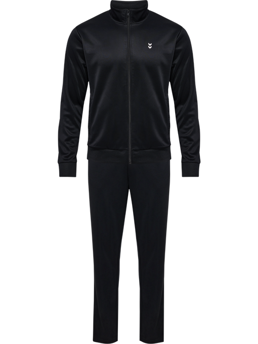 hmlPULSE TRACKSUIT, BLACK, packshot