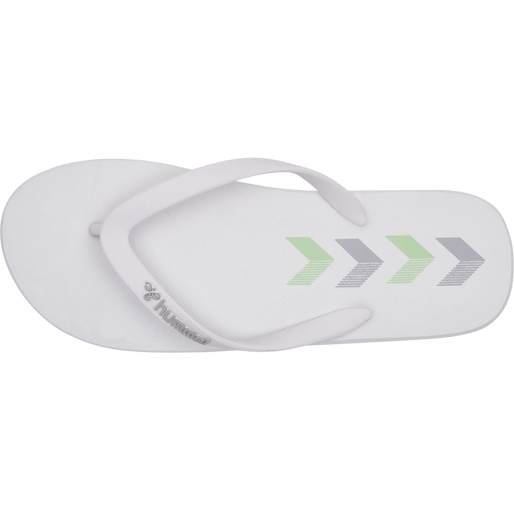 CHEVRON FLIP FLOP, WHITE, packshot