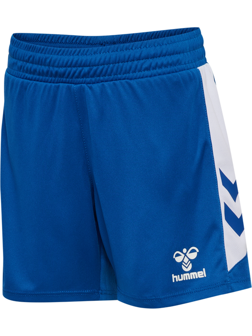 hmlMATCH SHORTS KIDS, TRUE BLUE/WHITE, packshot