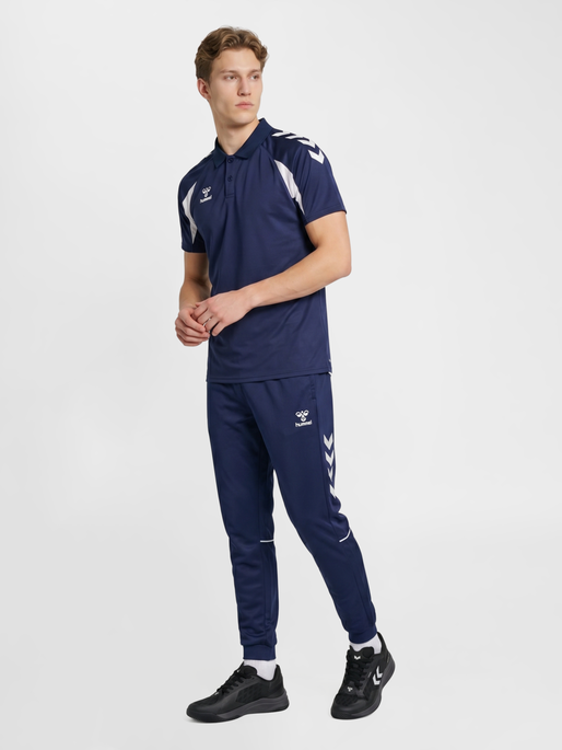 hmlCORE 2.0 TRACK PANTS, MARINE/WHITE, model