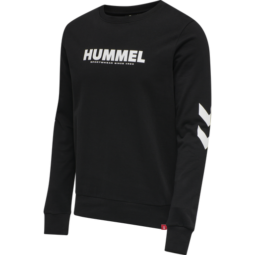 hmlLEGACY SWEATSHIRT PLUS, BLACK, packshot