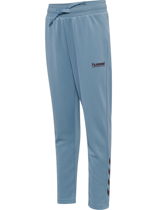 hmlJR TRACKSUIT, FADED DENIM/VINEYARD WINE, packshot