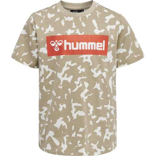 hmlCARTER T-SHIRT S/S, HUMUS, packshot