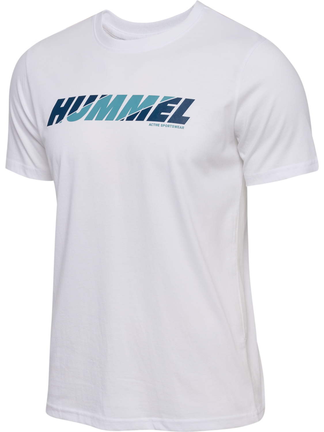 hmlGRAPHIC BOLD LOGO TEE, WHITE, packshot