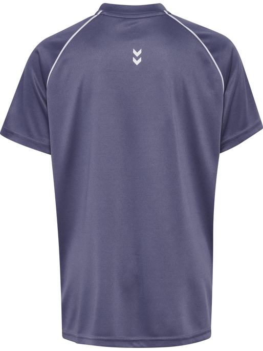 hmlJR GOAL PIPING T-SHIRT S/S, HERON, packshot