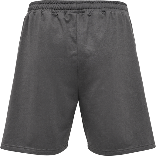 hmlOFFGRID COTTON SHORTS, FORGED IRON/JET BLACK hmlOFFGRID COTTON SHORTS, FORGED IRON/JET BLACK, packshot