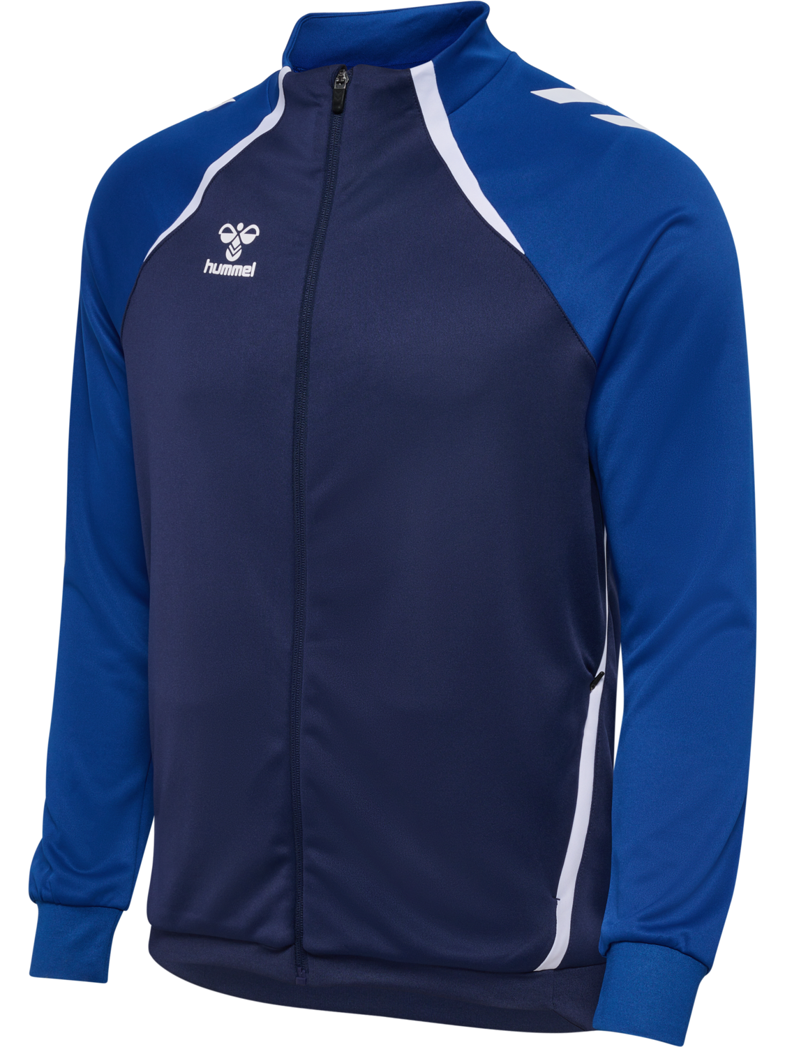 hmlLEAD 2.0 TRACK ZIP JACKET, MARINE/TRUE BLUE, packshot