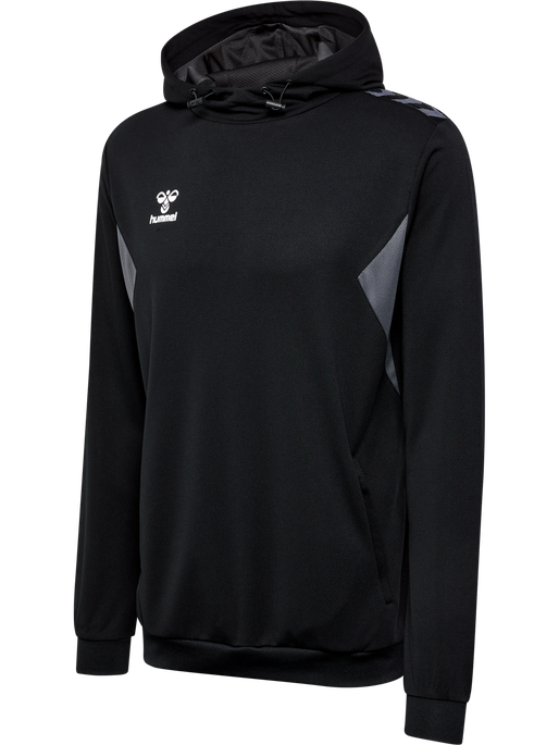 hmlAUTHENTIC PL HOODIE, BLACK, packshot