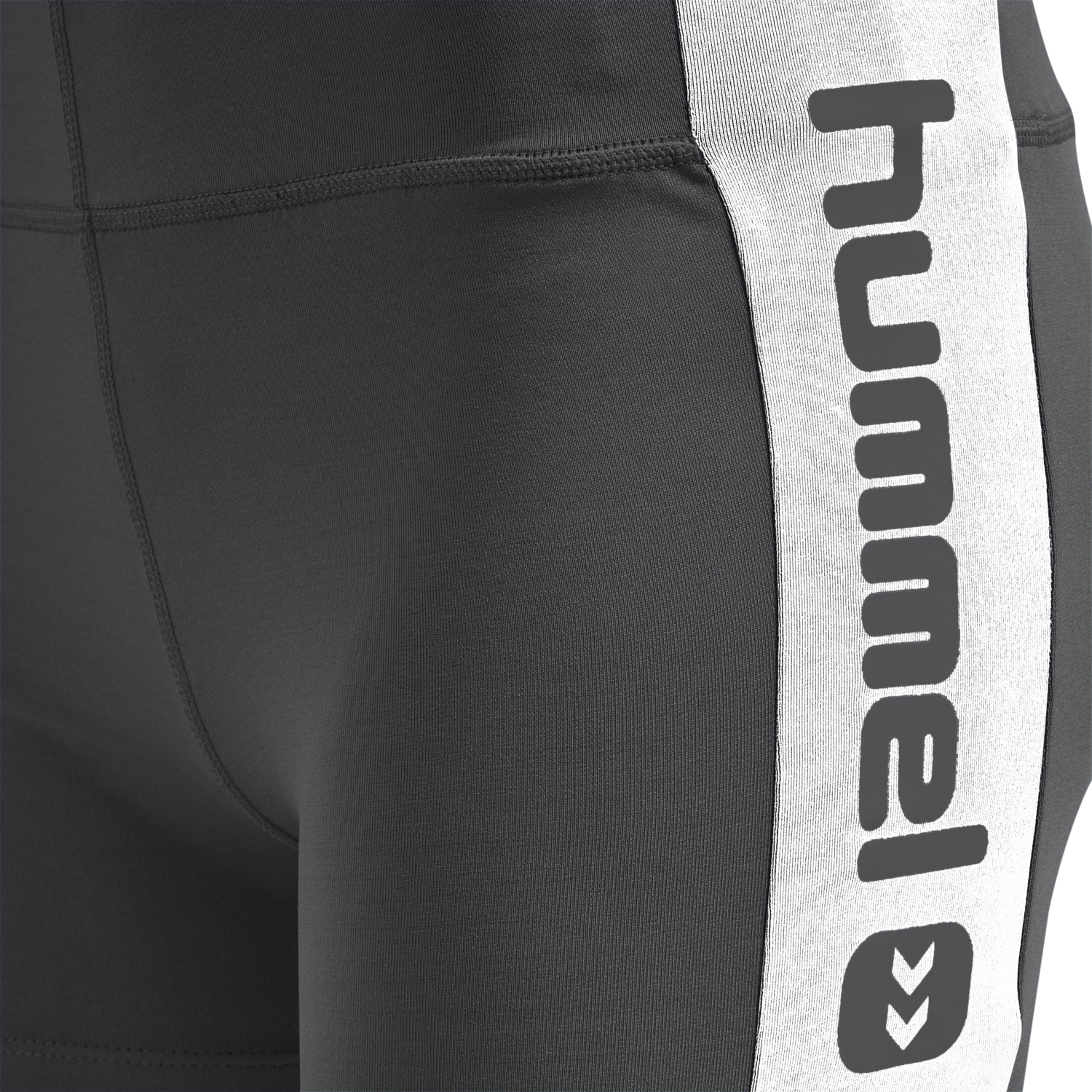 hmlLGC ZELLA HW TIGHT SHORTS, ASPHALT, packshot