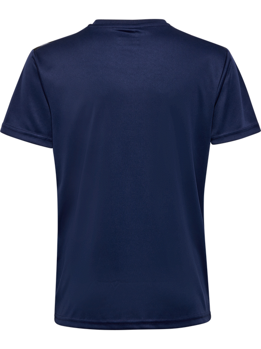 hmlAUTHENTIC PL JERSEY S/S KIDS, MARINE, packshot