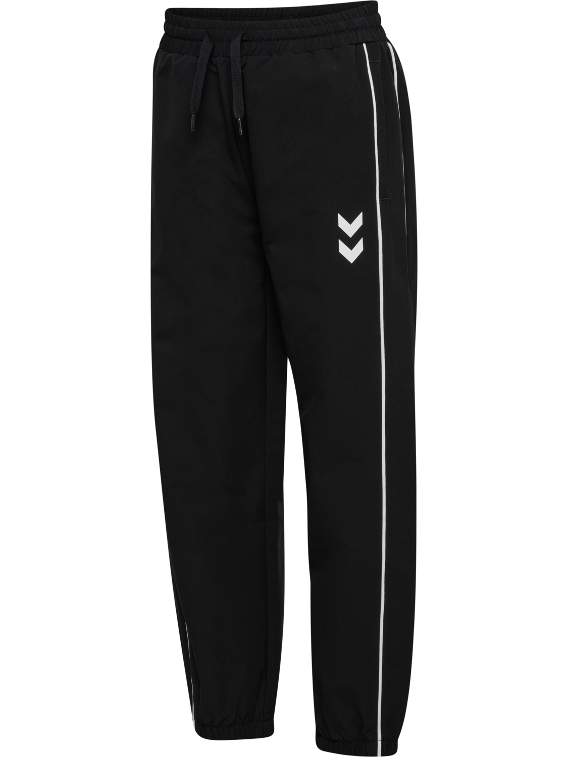 hmlJR STREET TRACKSUIT PANTS, BLACK BEAUTY, packshot