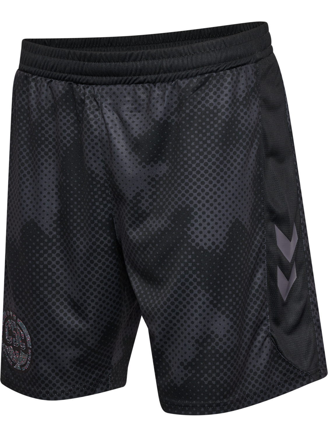 CSC 22/23 AWAY SHORTS, JET BLACK/FORGED IRON, packshot