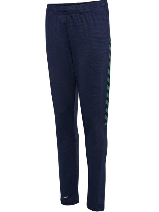 hmlSTALTIC TRAINING PANTS KIDS, MARINE/DUCK GREEN, packshot