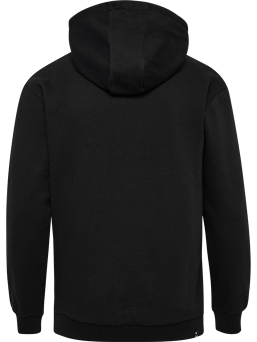 hmlMOVER COTTON HOODIE, BLACK, packshot