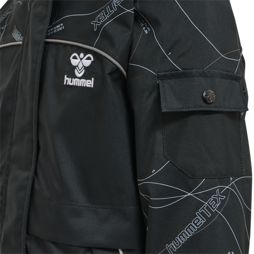 hmlCONQUER XY TEX JACKET, BLACK hmlCONQUER XY TEX JACKET, BLACK, packshot