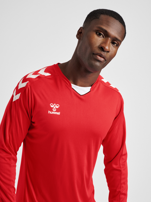 hmlCORE XK POLY JERSEY L/S, TRUE RED, model