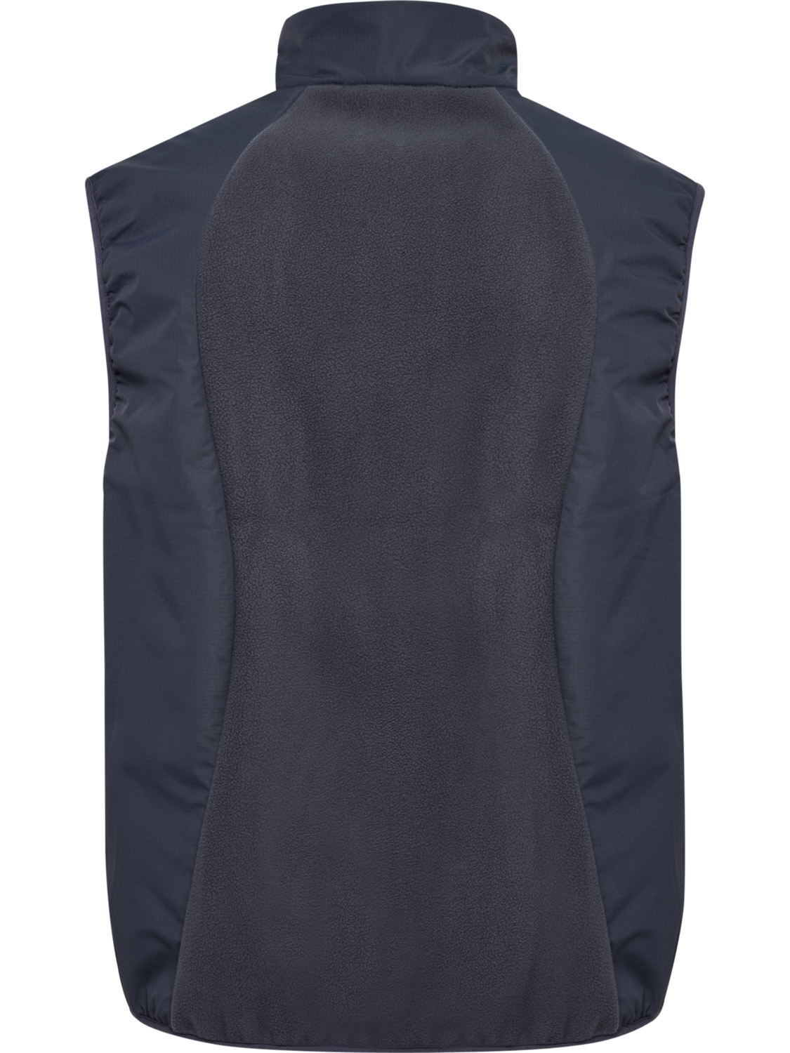 hmlHYBRID FLEECE VEST, EBONY, packshot