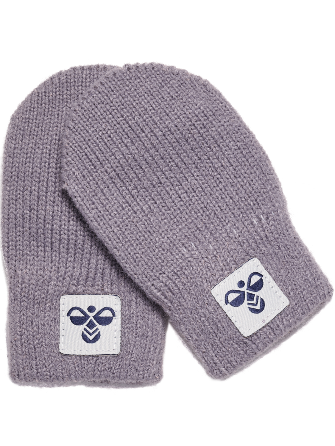hmlMINI KNIT MITTENS 2-PACK, GRAY RIDGE, packshot