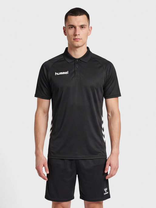 hmlPROMO POLO, BLACK, model