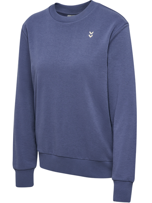 hmlPULSE W SWEAT CREWNECK, BLUE INDIGO hmlPULSE W SWEAT CREWNECK, BLUE INDIGO, packshot