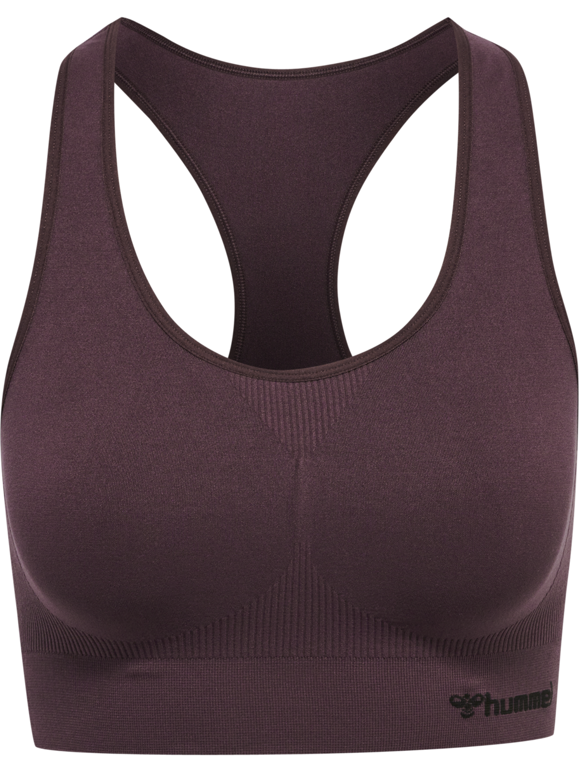 hmlTIF SEAMLESS SPORTS TOP, FUDGE, packshot