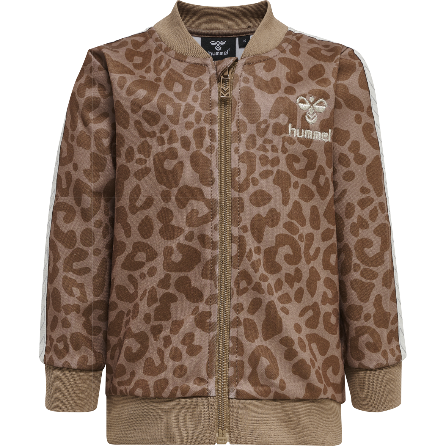 hmlNAOMI ZIP JACKET, BEAVER FUR, packshot