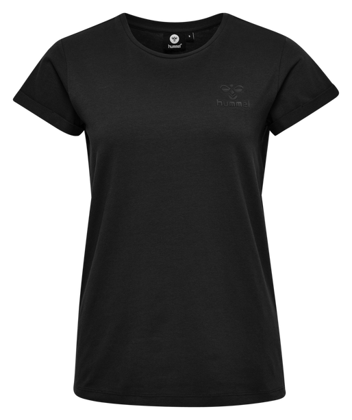 HMLISOBELLA T-SHIRT S/S, BLACK, packshot