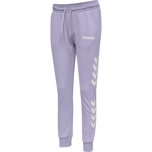 hmlLEGACY POLY WOMAN REGULAR PANTS, HEIRLOOM LILAC, packshot