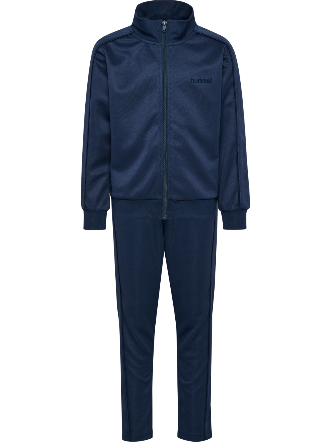 hmlJR REG LOGO TRACK SUIT, DRESS BLUES, packshot