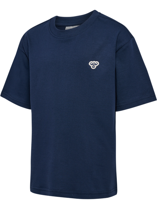 hmlJR LOOSE T-SHIRT S/S BEE, DRESS BLUES hmlJR LOOSE T-SHIRT S/S BEE, DRESS BLUES, packshot