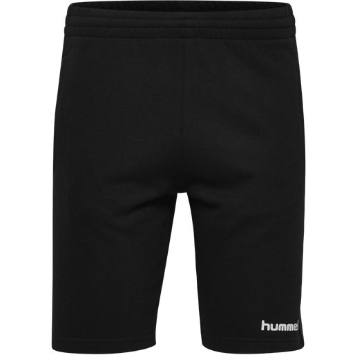 HMLGO COTTON BERMUDA SHORTS WOMAN, BLACK, packshot