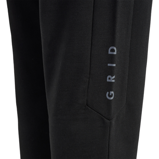 hmlOFFGRID COTTON PANTS WO, JET BLACK, packshot