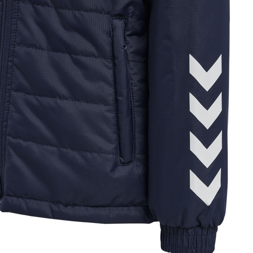 hmlPROMO SHORT BENCH JACKET KIDS, MARINE, packshot