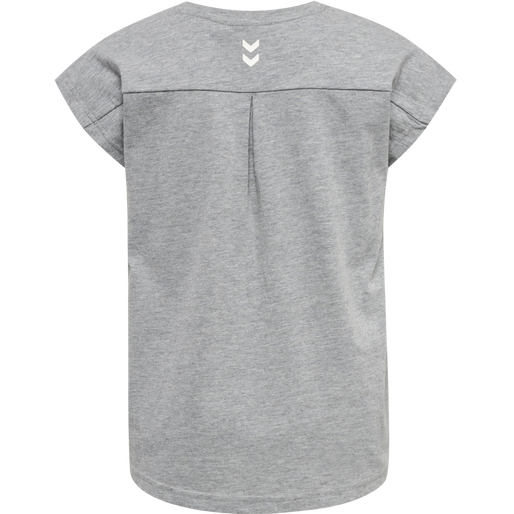 hmlPRIMA BEE T-SHIRT S/S, GREY MELANGE hmlPRIMA BEE T-SHIRT S/S, GREY MELANGE, packshot