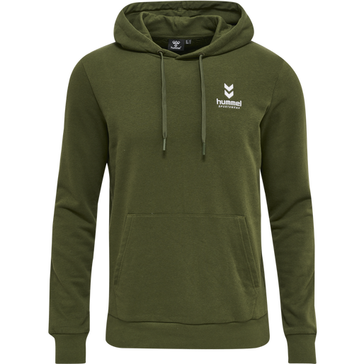 hmlOSCAR HOODIE, RIFLE GREEN, packshot