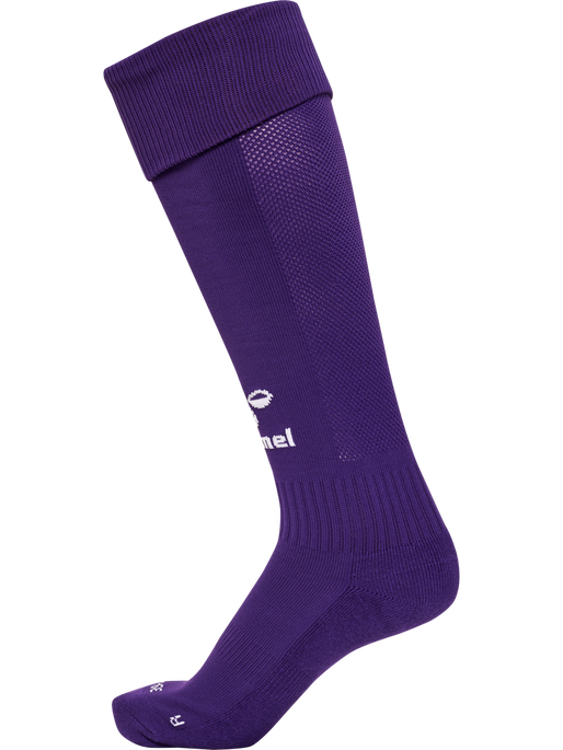 hmlESSENTIAL FOOTBALL SOCKS, ACAI/WHITE, packshot