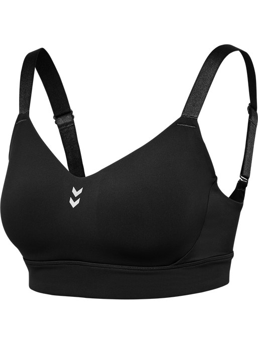 hmlPULSE HIGH SUPPORT BRA, BLACK, packshot