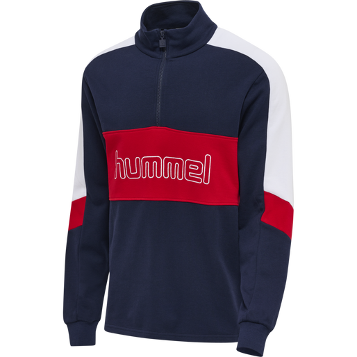 hmlIC CLAUDE HALF ZIP SWEATSHIRT, 7666, packshot