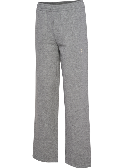 hmlPULSE WIDE W SWEAT PANTS, GREY MELANGE hmlPULSE WIDE W SWEAT PANTS, GREY MELANGE, packshot