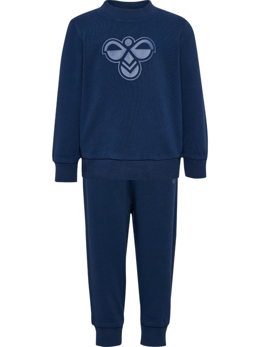 hmlMINI JERSEY CREWSUIT BEE, DRESS BLUES, packshot