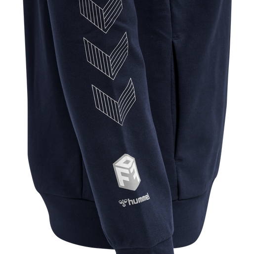 hmlMOVE GRID COTTON SWEATSHIRT, MARINE, packshot