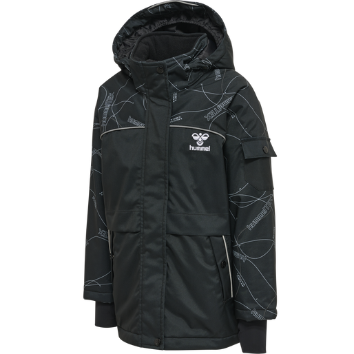 hmlCONQUER XY TEX JACKET, BLACK hmlCONQUER XY TEX JACKET, BLACK, packshot