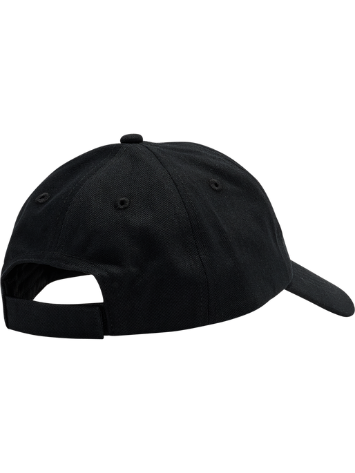 hmlJR BASEBALL BADGE CAP, BLACK, packshot