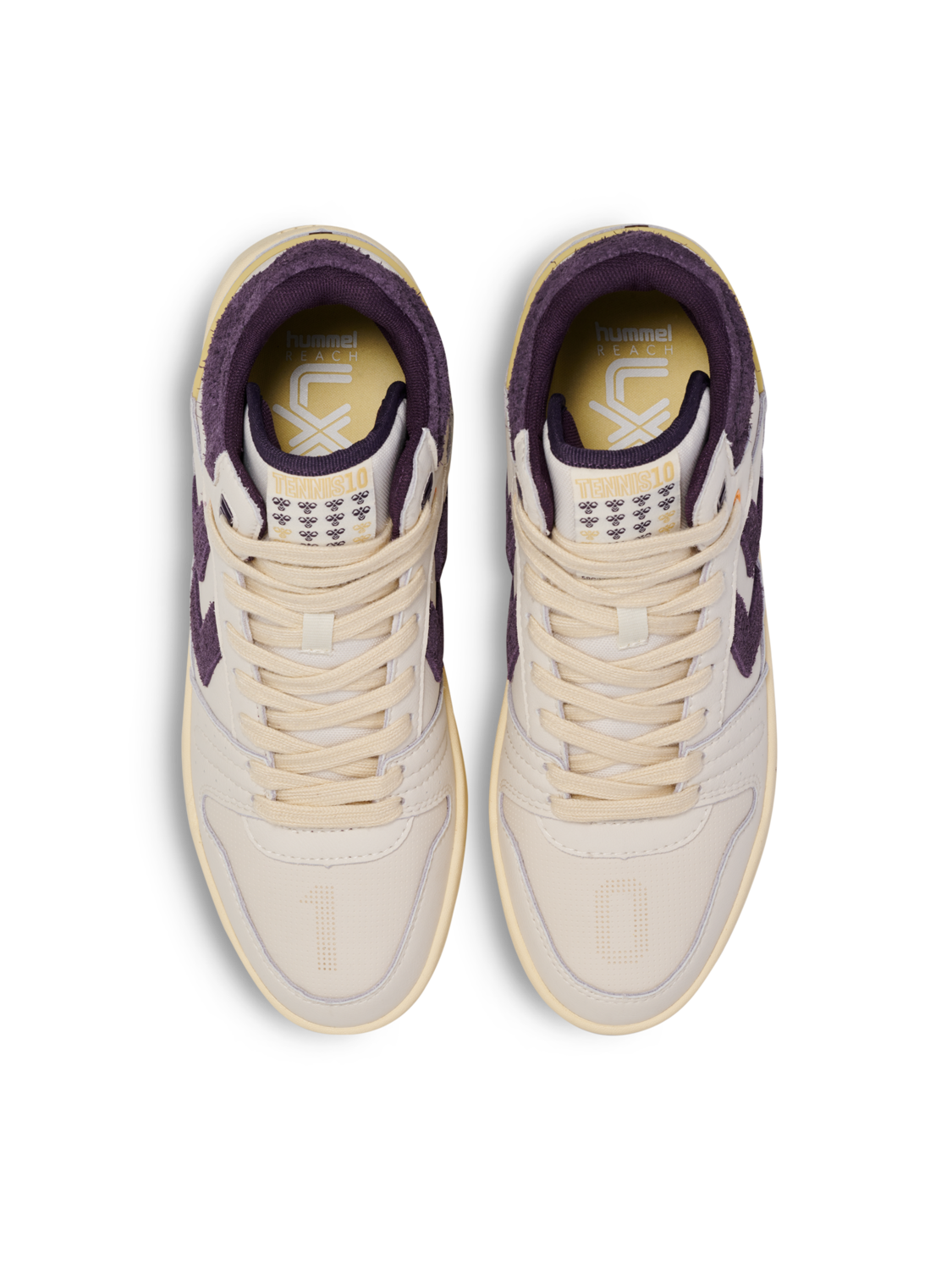 TENNIS 10  LX-E AP2, MARSHMALLOW/PLUM PERFECT, packshot