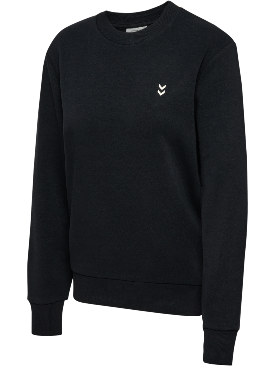 hmlPULSE W SWEAT CREWNECK, BLACK, packshot